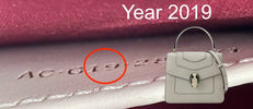 Decoding Production Year from Bvlgari Handbag's Serial Number (Pre-NFC era)