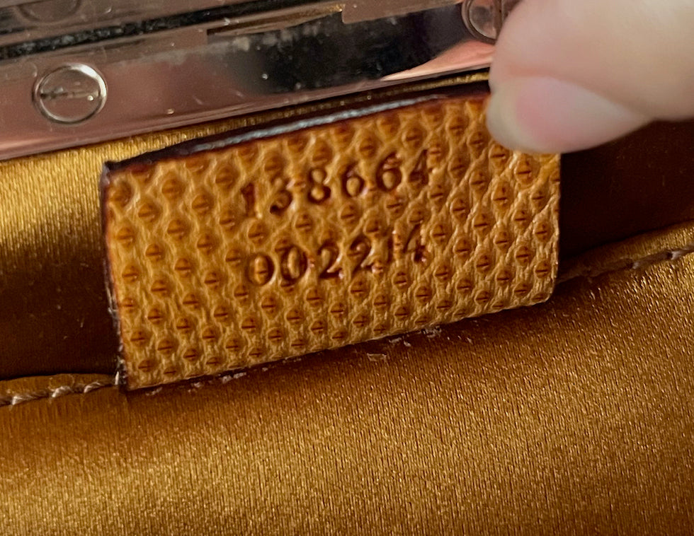 Gucci purse serial number lookup sale