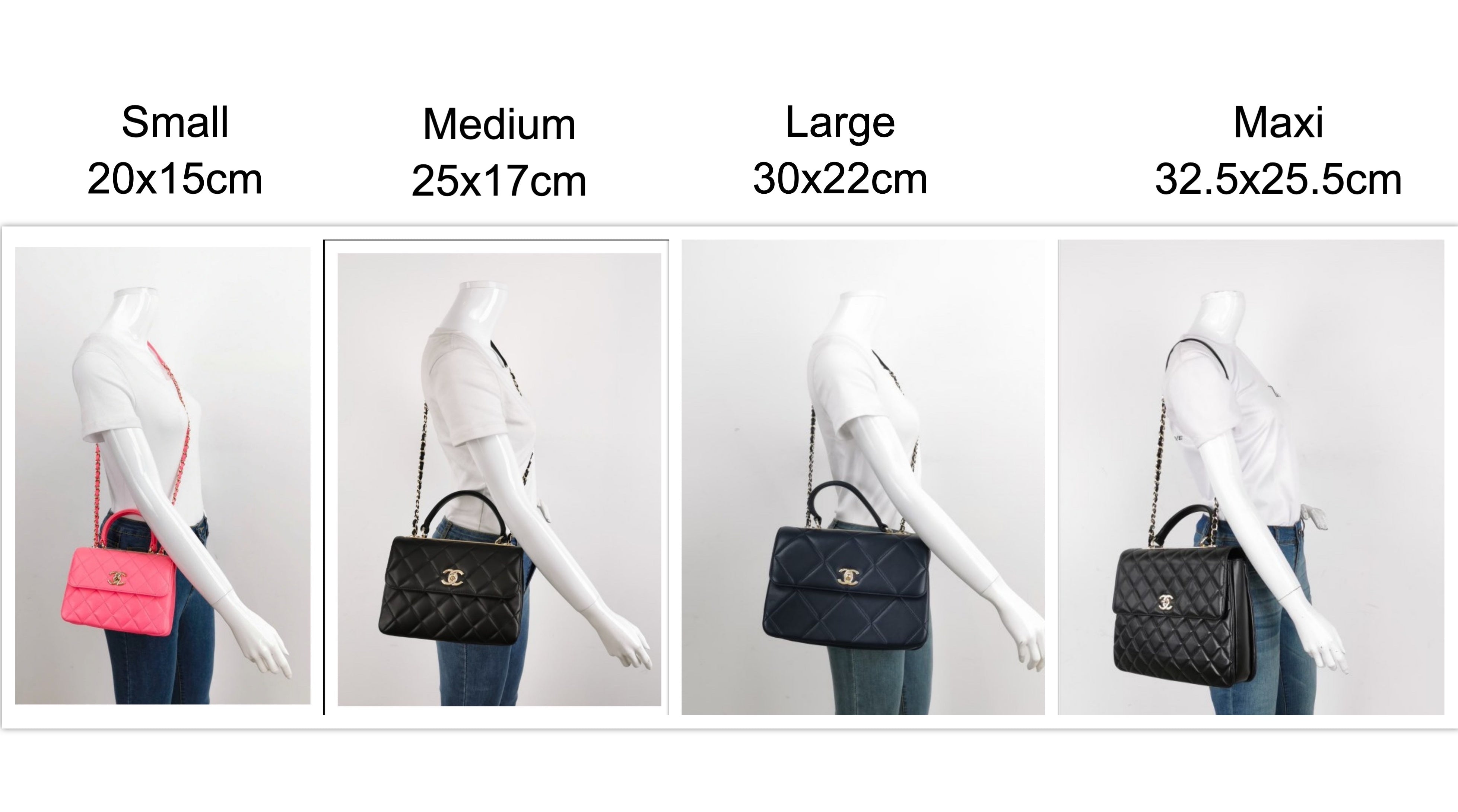 Size Guide The Chanel Trendy CC Bag Luxbags