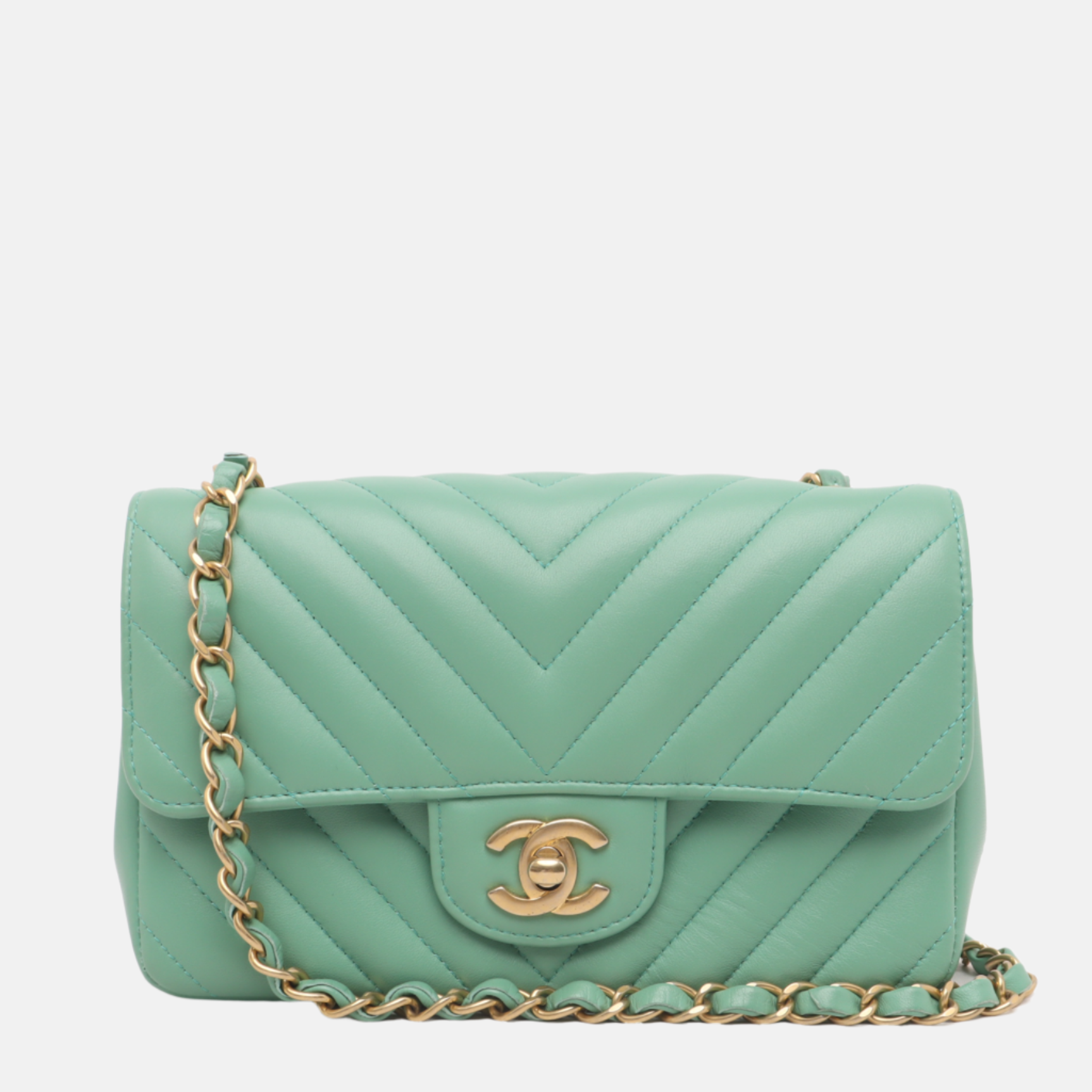 Chanel green bag 2018 hotsell