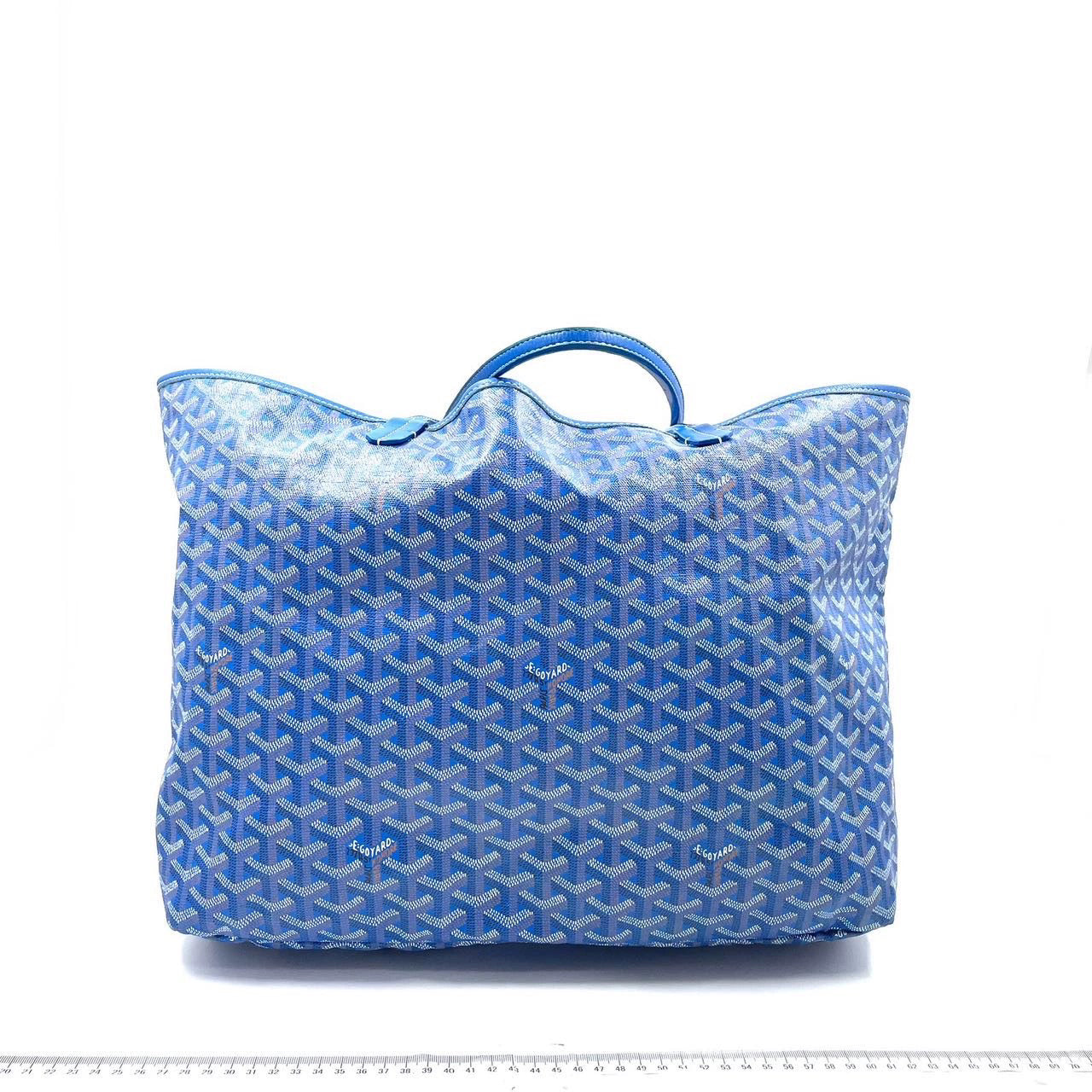 Sold Goyard Saint Louis GM Tote Large Blue Luxbags