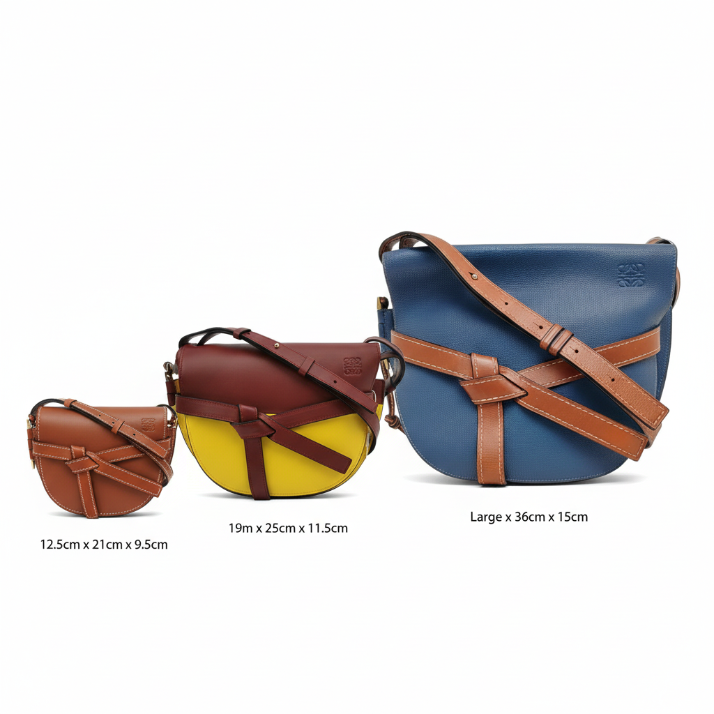 The Perfect Fit: A Size Guide to the Iconic Loewe Gate Bag