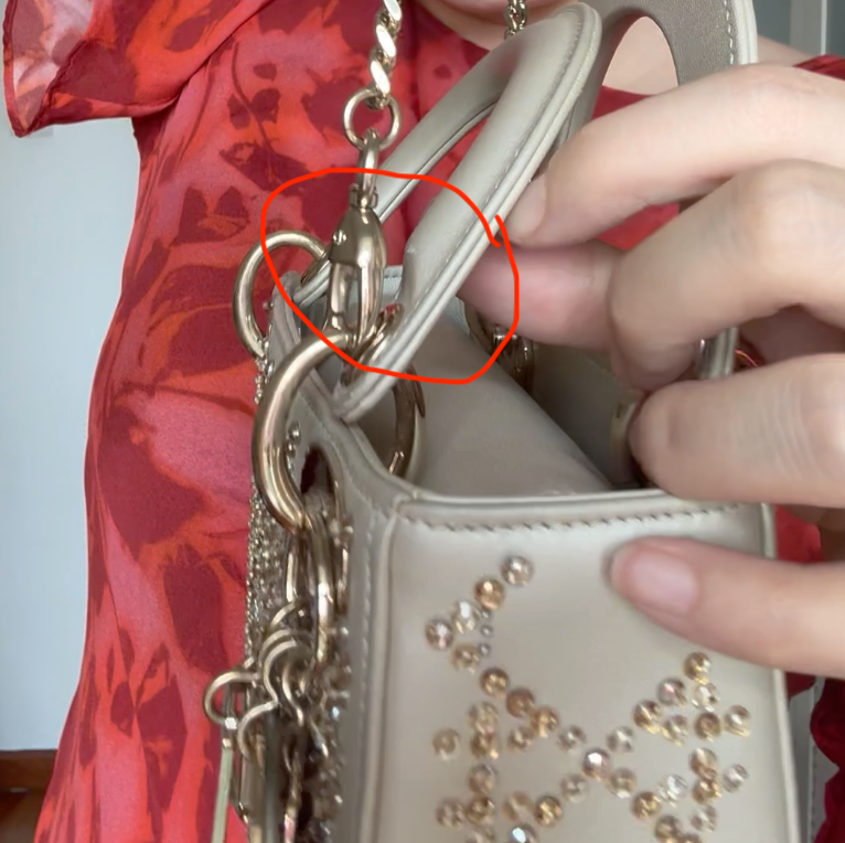 This Habit of Carrying Your Mini Lady Dior is Leaving Its Sign of Wear