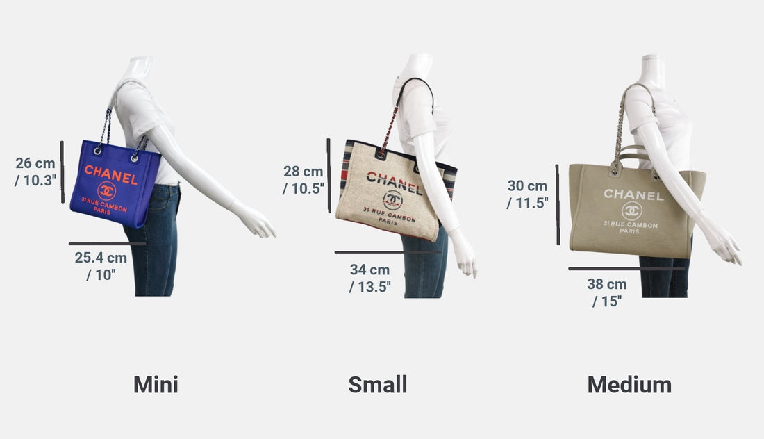 Size Guide: Chanel Deauville Tote - Your Favorite Summer Bag!