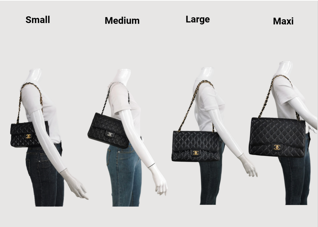 Timeless Size Guide to the Chanel Timeless Classic Flap Luxbags