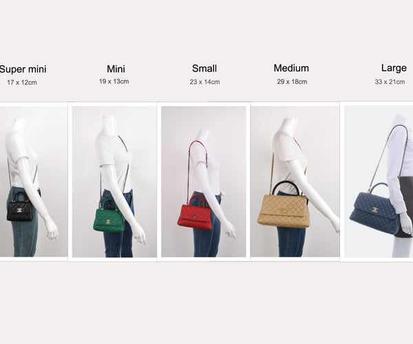 Complete Size Guide to Chanel Coco Handle – Luxbags