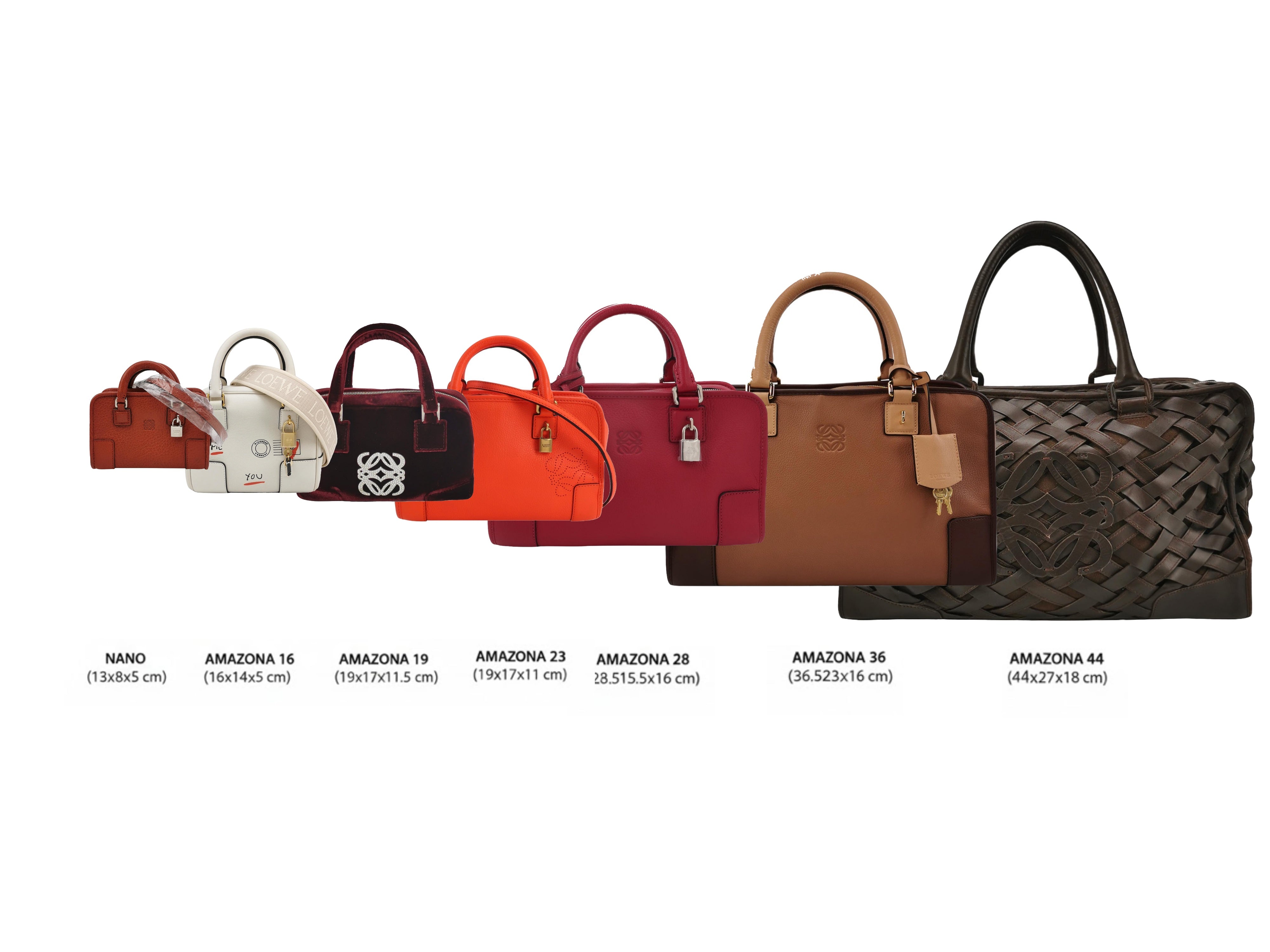 Size Guide: Loewe Amazona Bag
