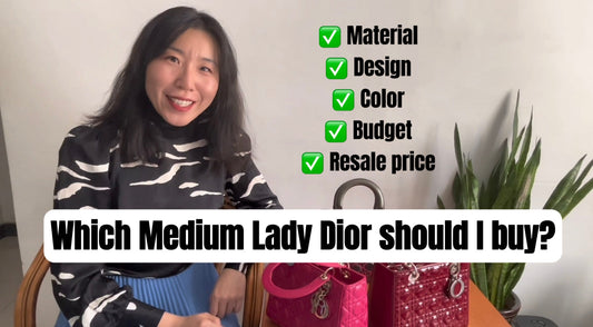 Which medium Lady Dior handbag should you buy? Detailed comparison on material, design and price-Luxbags