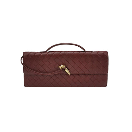 Bottega Veneta Andiamo Large Burgundy Handbag-Luxbags