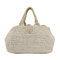 Prada Canape Straw Tote Beige Top Handle Bag-Luxbags