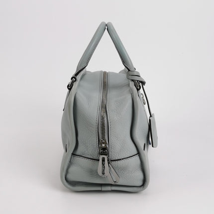 Loewe Amazona 29 Blue Leather Elephant Lock Silver-tone Hardware