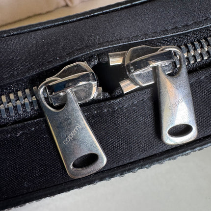 Coperni Crystal-embellished Mini Swipe Bag Black