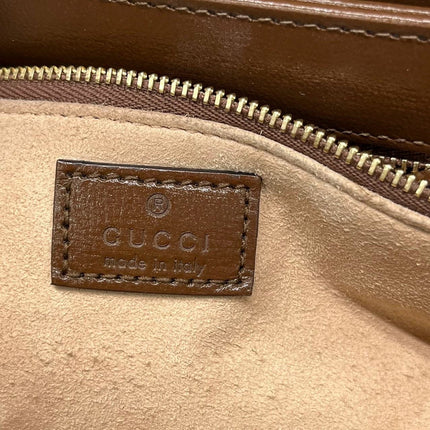 Gucci 1955 Horsebit Shoulder Bag Caramel Brown Small Leather
