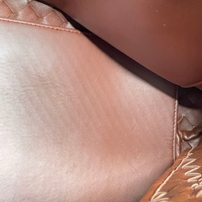 Bottega Veneta Andiamo Large Milk Chocolate Brown Handbag