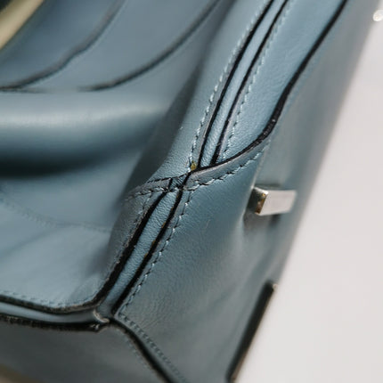 Loewe Puzzle Medium Ash Blue Calfskin leather Crossbody Bag