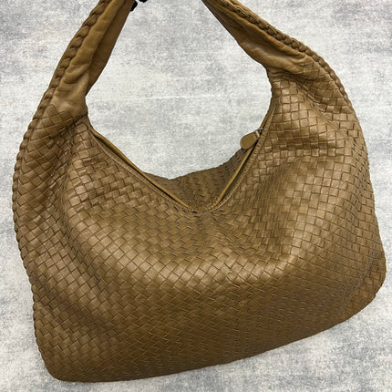 Bottega Veneta Veneta Hobo Maxi Milk Chocolate Brown Leather 52cm