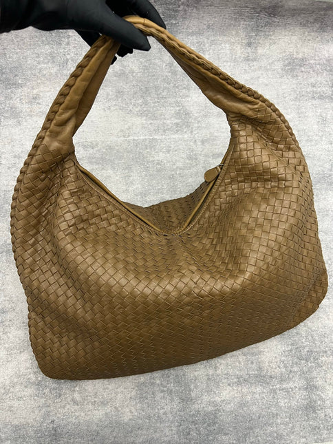 Bottega Veneta Veneta Hobo Maxi Milk Chocolate Brown Leather 52cm