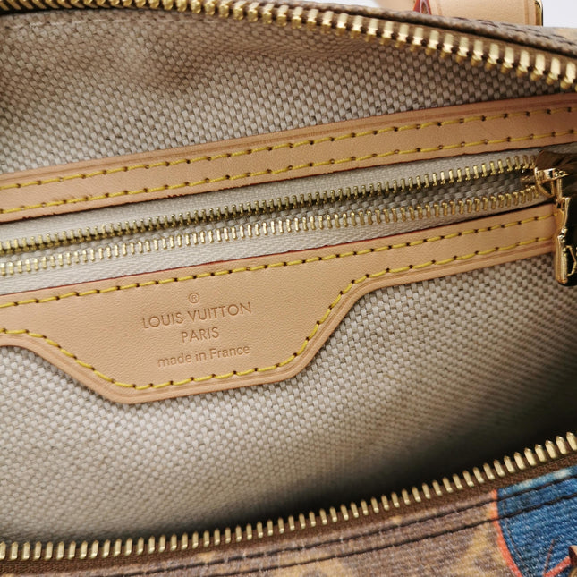Louis Vuitton Speedy 30 Bandouliere Monogram Hotel Labels