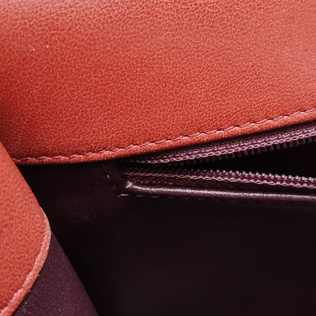 Chanel Diana CC Flap Bag Large Red Lambskin Leather 2014-2015