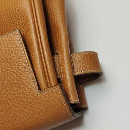 Hermes Kelly 40 Retourne Gold Togo Leather Gold Hardware 1993