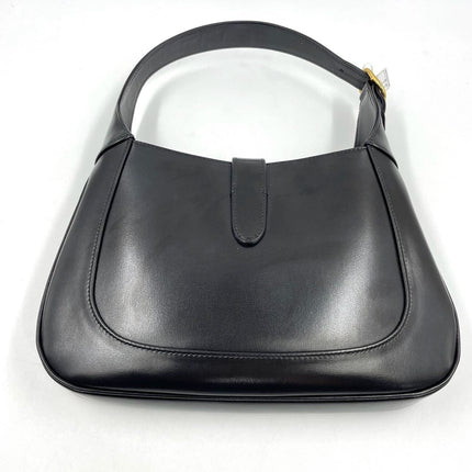 Sold Gucci Jackie 1961 Black Leather Bag with Adjustable Strap