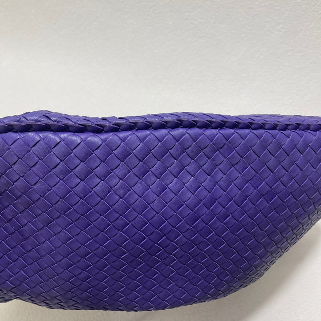 Sold Bottega Veneta Hobo Bag Large Leather Purple 47cm