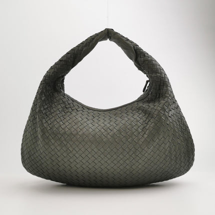 Bottega Veneta Hobo Bag Lambskin leather Dark Grey Large 47cm