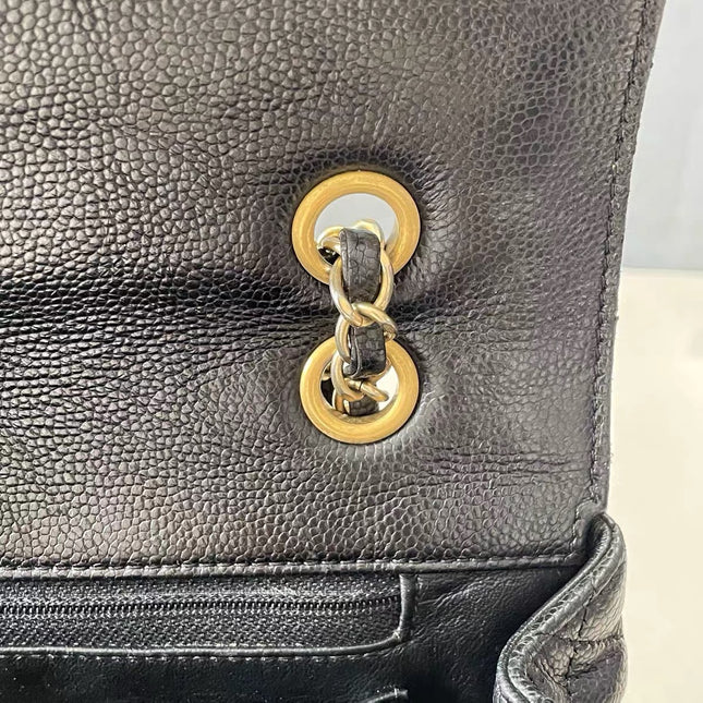 Chanel Paris Limited Medium Black Caviar Leather Gold Hardware 2015-16