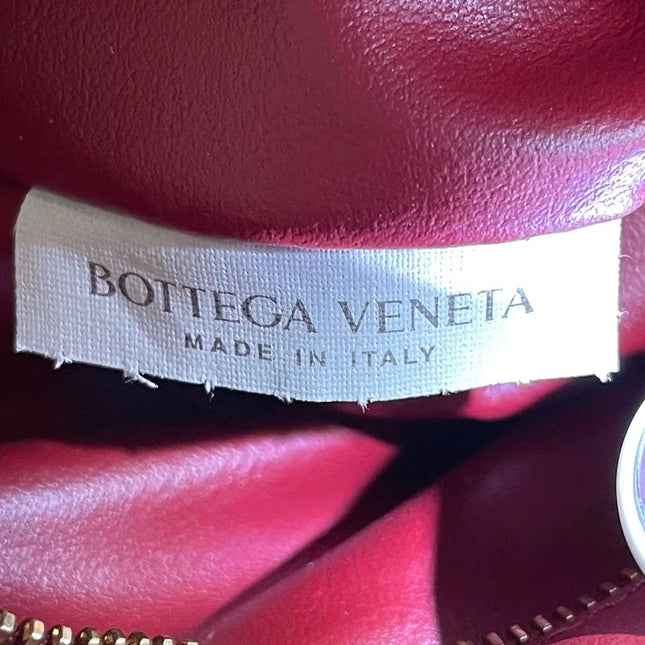 Bottega Veneta Hop Hobo Large Red Intrecciato Leather 45cm