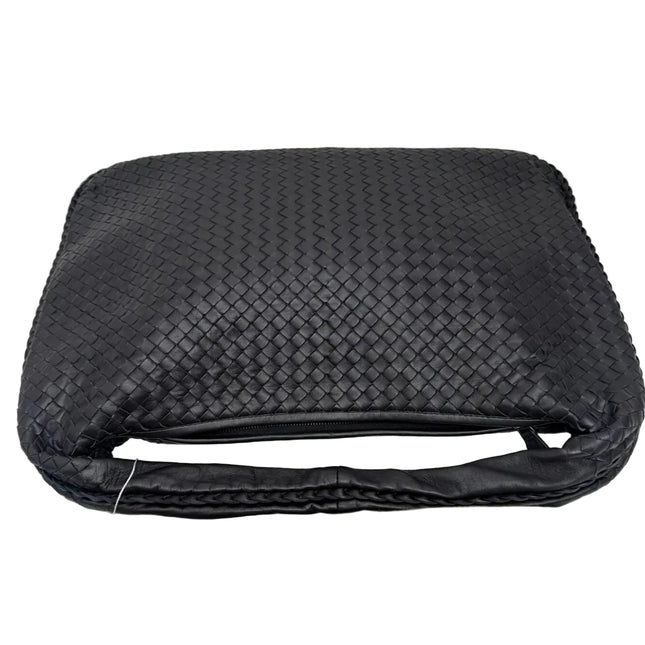 Bottega Veneta Hobo Maxi Midnight Navy Black leather 50cm-Luxbags