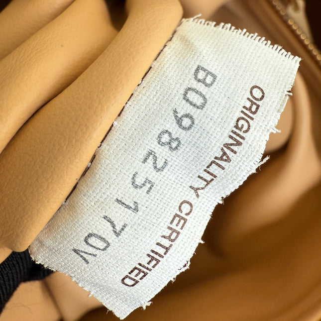 Bottega Veneta Jodie Small Lambskin Leather Beige Oats 36cm