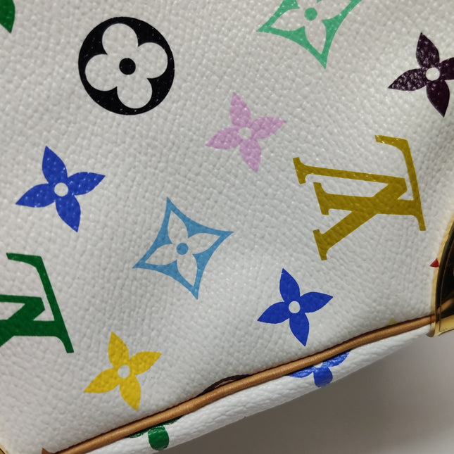 Louis Vuitton x Takashi Murakami Speedy 30 Lock White Multicolor