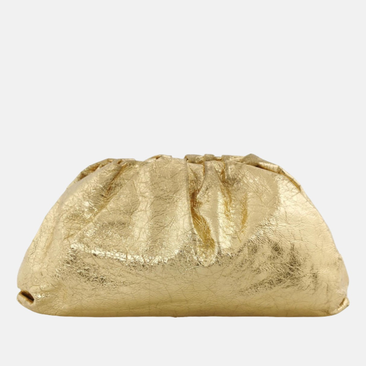 Bottega Veneta Bag Gold Bottega Veneta Pre-Owned Gathered Pouch