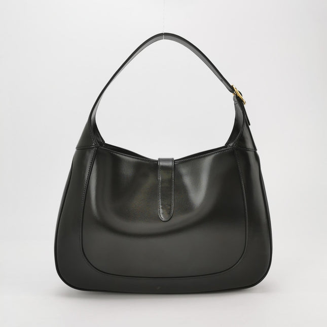 Gucci Jackie 1961 Medium Black Leather Bag No Strap