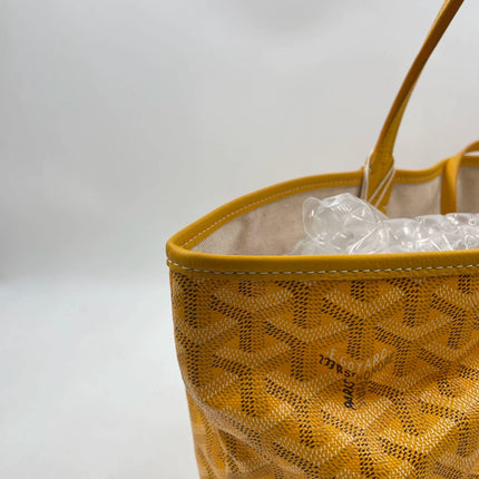 Sold Goyard Saint Louis Tote 2014 PM Medium Yellow