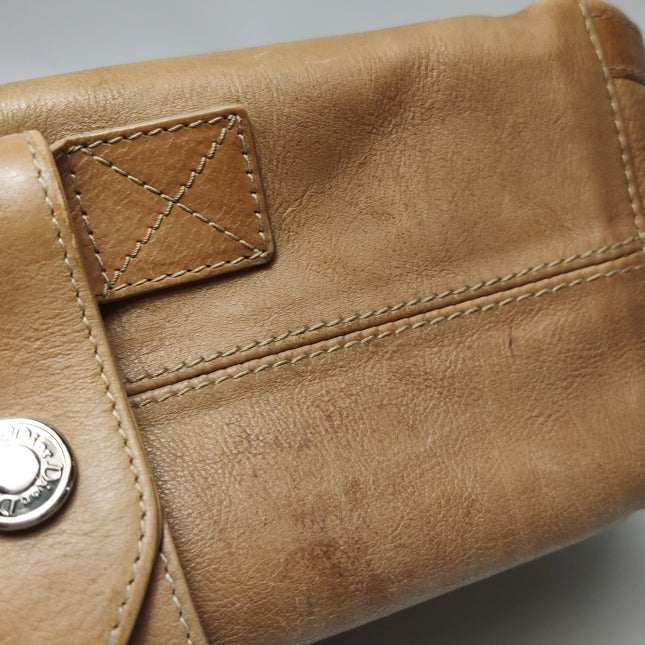 Dior Flight Medium Tan Brown Calfskin Leather Shoulder Bag