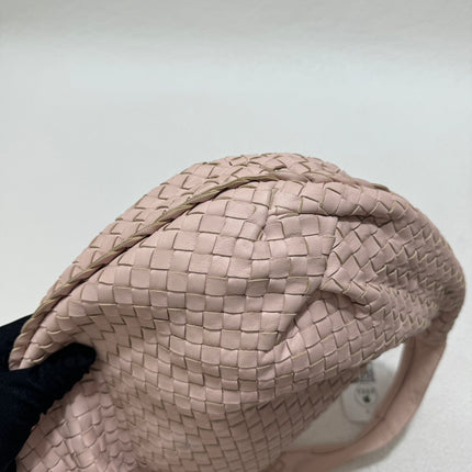 Bottega Veneta Belly Hobo Intrecciato Light Cherry Blossom Pink Nappa Leather Medium 40cm