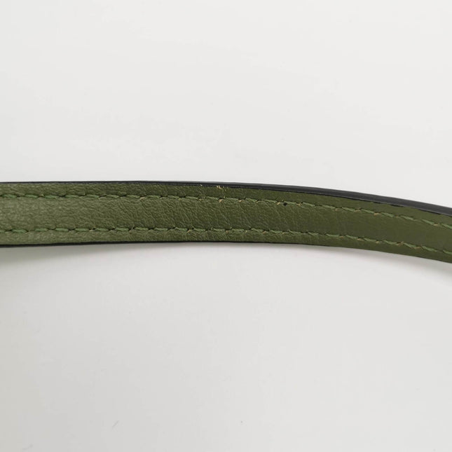 Sold Loewe Puzzle Mini Green Calfskin Leather Crossbody Bag