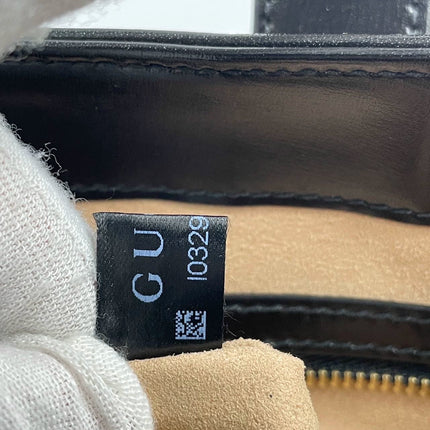 Sold Gucci Jackie 1961 Black Leather Bag with Adjustable Strap