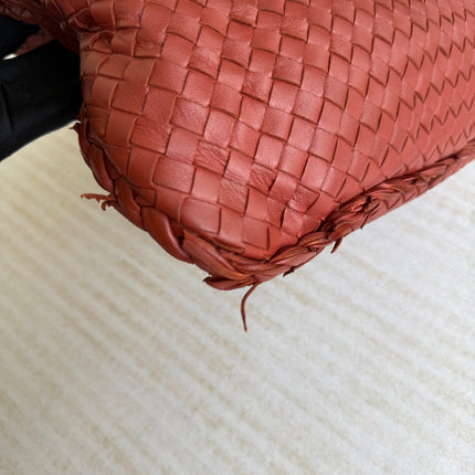 Bottega Veneta Veneta Hobo Large Burgundy 47cm Lambskin Leather