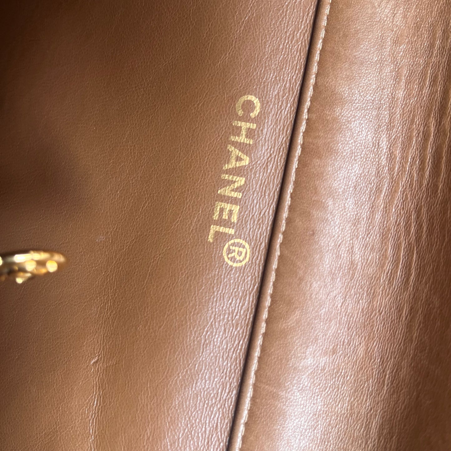 Chanel Double Sided Classic Flap Caramel Leather Handbag