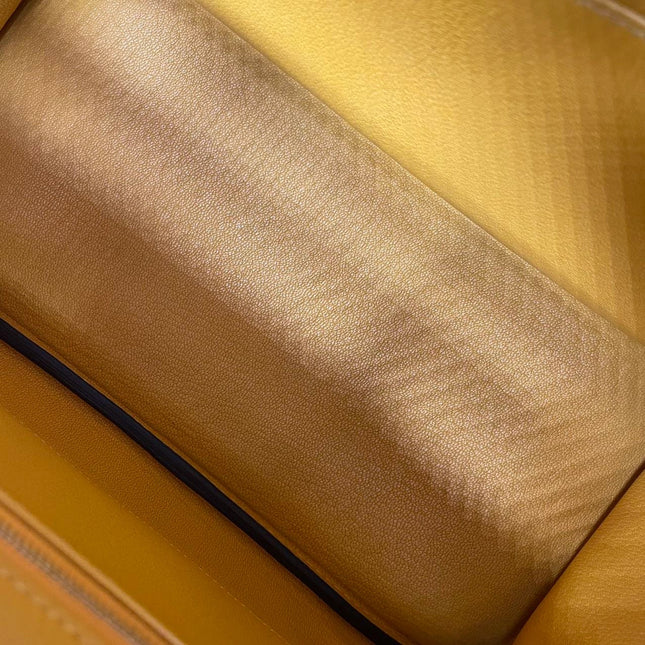 Hermes Birkin 30 HSS Special Order Anemone Purple Swift Leather Mango Yellow Interior GHW, 2017