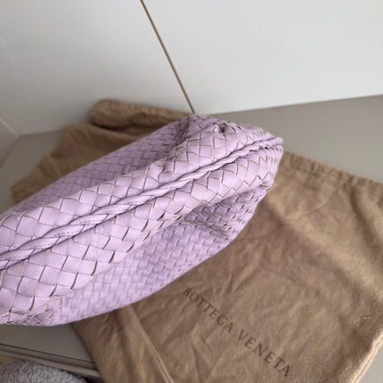 Bottega Veneta Hobo Bag Lambskin leather Lilac Purple Large 47cm