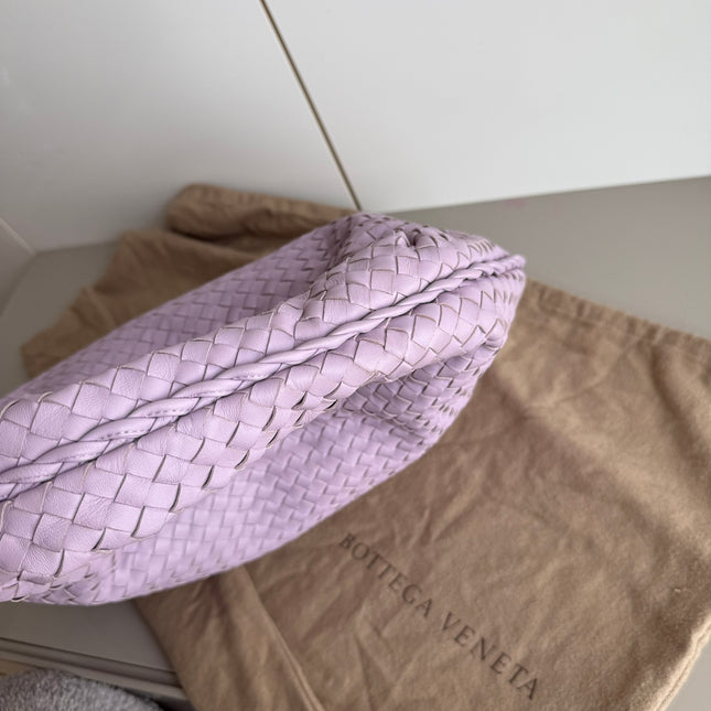 Bottega Veneta Hobo Bag Lambskin leather Lilac Purple Large 47cm
