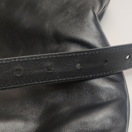 Gucci Jackie 1961 Large Black Calfskin Leather With Long Strap