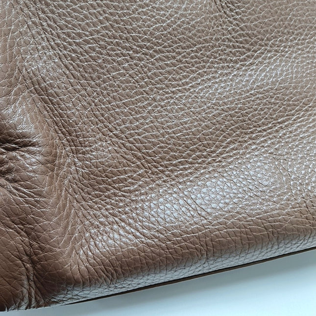 Chanel Cerf Executive Latte Dusty Pink Caviar Leather Handbag Silver Hardware With Strap