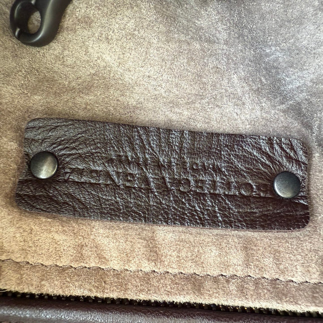 Bottega Veneta Cesta Shopper Tote Intrecciato Dark Brown Leather Large 50cm