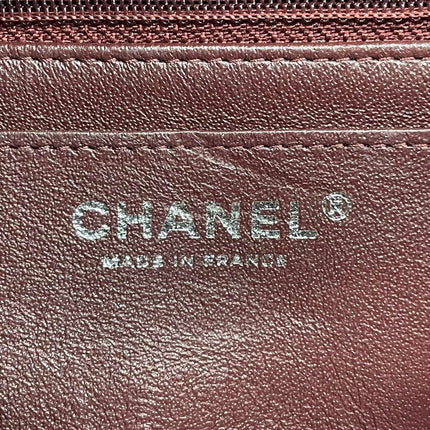 Chanel Classic Flap Rectangular Mini Burgundy Lambskin Silver HW, 2019