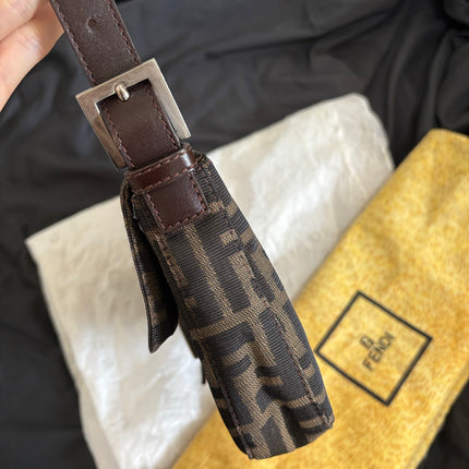 Fendi Baguette Classic Zucca Print Fendi Monogram