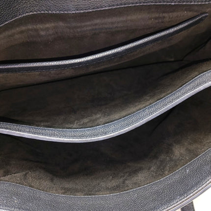 Celine Soft 16 Bag Large Black Grained Calfskin Leather